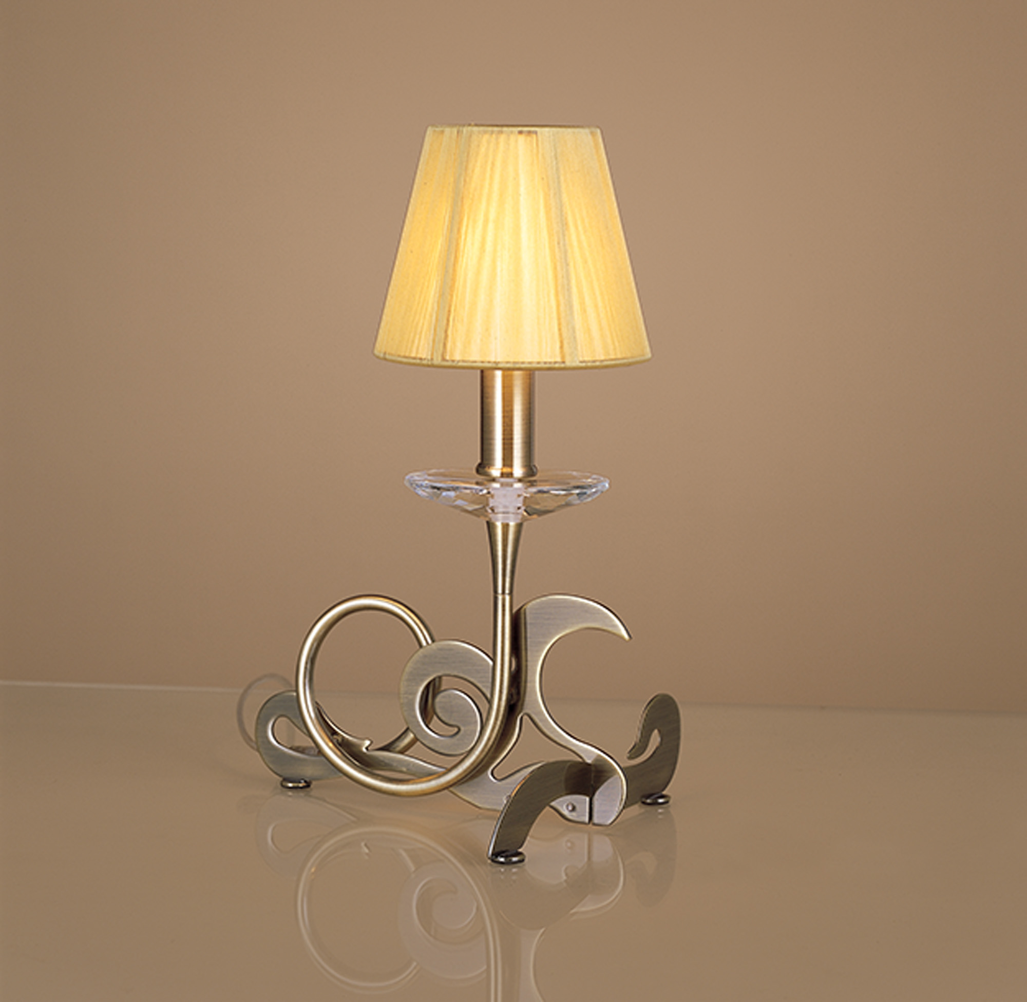 Acanto Antique Brass Table Lamps Mantra Shaded Table Lamps